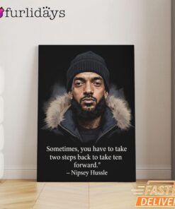 Nipsey Hussle Faith Canvas Powerful Motivational Street Style, Rap Lengends Poster