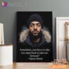 Nipsey Hussle Faith Canvas Powerful Motivational Street Style, Rap Lengends Poster
