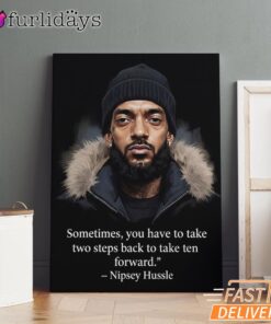Nipsey Hussle Faith Canvas Powerful Motivational Street Style, Rap Lengends Poster