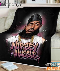 Nipsey Hussle Faith Over Fear Blanket Inspirational Streetwear