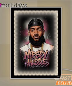 Nipsey Hussle Faith Over Fear Mirror Night Light Inspirational Streetwear, Rapper Lamp