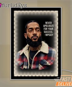 Nipsey Hussle Flannel Style Mirror Night Light Urban Rap Legend Tribute, Rapper Lamp