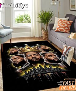 Nipsey Hussle King Tribute Rectangle Rug Crown Legacy Edition