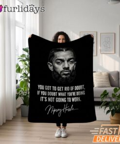 Nipsey Hussle Quote Blanket Motivational Streetwear Style