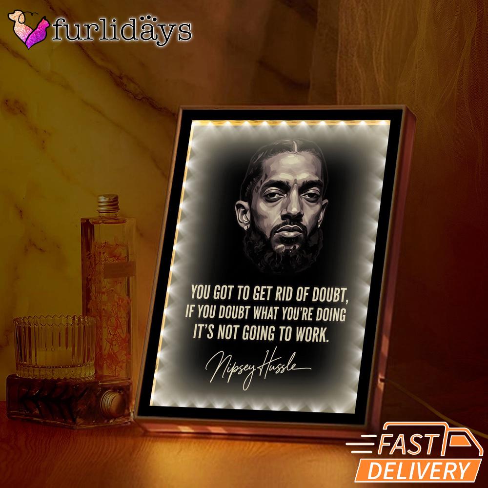 Nipsey Hussle Quote Mirror Night Light Motivational Streetwear Style, Rapper Lamp Nipsey Hussle Quote Mirror Night Light Motivational Streetwear Style, Rapper Lamp