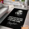 Nipsey Hussle Quote Rectangle Rug Motivational Streetwear Style