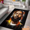 Nipsey Hussle Realistic Portrait Rectangle Rug Urban Hip Hop Art