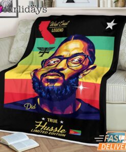 Nipsey Hussle Reggae Colors Blanket Culture and Legacy Edition