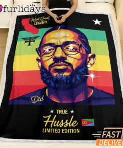 Nipsey Hussle Reggae Colors Blanket Culture and Legacy Edition