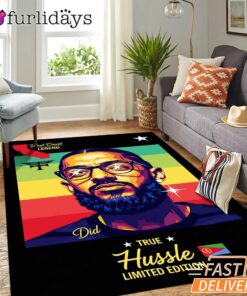 Nipsey Hussle Reggae Colors Rectangle Rug Culture and Legacy Edition