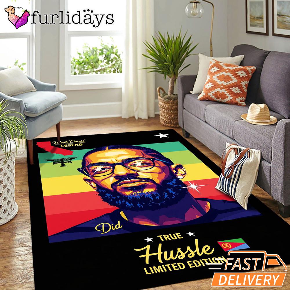 Nipsey Hussle Reggae Colors Rectangle Rug Culture and Legacy Edition Nipsey Hussle Reggae Colors Rectangle Rug Culture and Legacy Edition