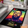 Nipsey Hussle Reggae Colors Rectangle Rug Culture and Legacy Edition