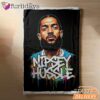Nipsey Hussle Street Portrait Blanket Classic Rap Legend Look