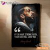 Nipsey Hussle Strong Faith Blanket Inspirational Streetwear