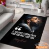 Nipsey Hussle Strong Faith Rectangle Rug Inspirational Streetwear