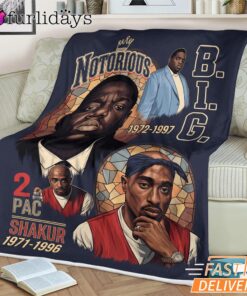 Notorious BIG Classic Tribute Blanket