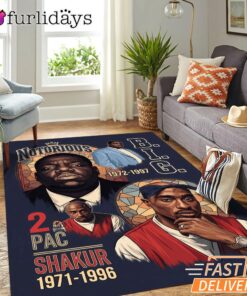 Notorious BIG Classic Tribute Rectangle Rug