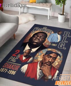 Notorious BIG Classic Tribute Rectangle Rug