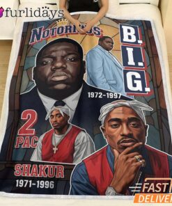 Notorious BIG Life Story Blanket