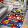 Notorious BIG Money Crown Graffiti Rectangle Rug