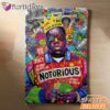 Notorious BIG Money Crown Red Blanket