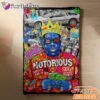 Notorious BIG Money Pop Blue Blanket
