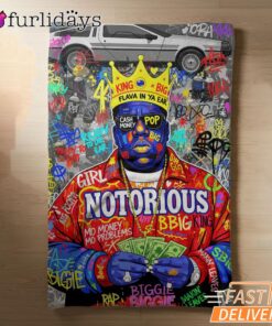 Notorious BIG Money Pop Yellow Blanket