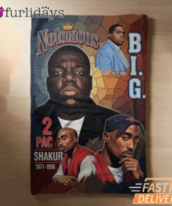 Notorious BIG Shakur Portrait Blanket