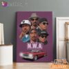 NW A Lowrider Group Canvas, Rap Lengends Poster