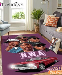 NW A Lowrider Group Rectangle Rug