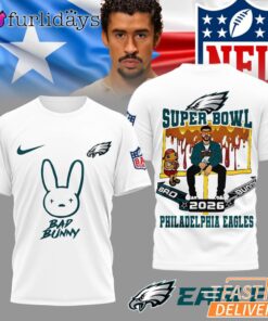 Philadelphia Eagles NFL Bad Bunny Super Bowl Limited Edition T Shirt