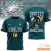 Philadelphia Eagles NFL Bigfoot At The Super Bowl 3D T-Shirt