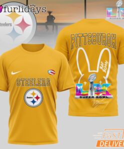 Pittsburgh Steelers Bad Bunny Signature Super Bowl 2026 T-Shirt