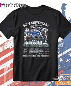 Seattle Seahawks 50th Anniversary Thank You Fans T-Shirt