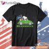 Seattle Seahawks Cartoon Football Car Graphic T-Shirt