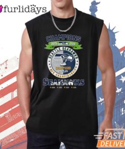Seattle Seahawks Champions Legacy Badge Graphic T-Shirt