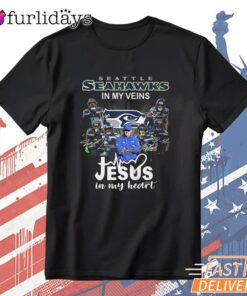 Seattle Seahawks Faith Family Football Graphic T-Shirt