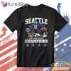 Seattle Seahawks NFC Conference Champions Retro Graphic T-Shirt
