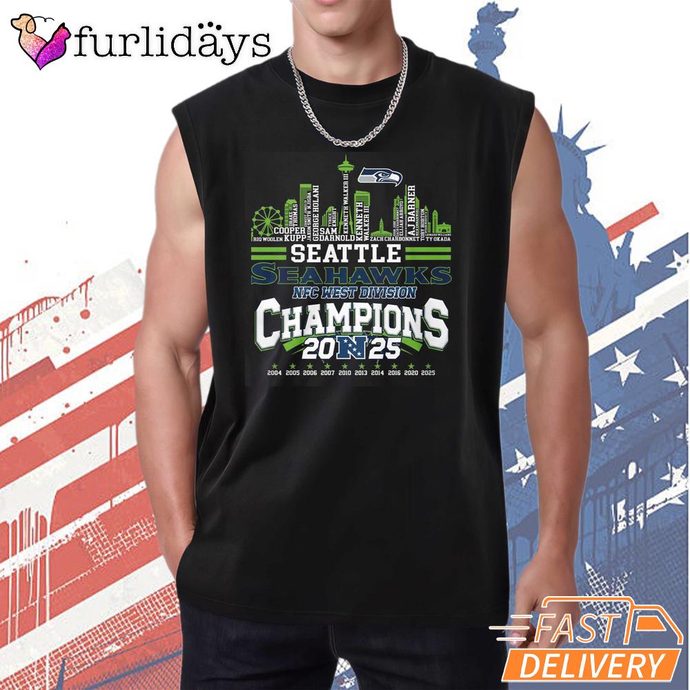 Seattle Seahawks Seattle City Champions 2025 Graphic T-Shirt Seattle Seahawks Seattle City Champions 2025 Graphic T-Shirt