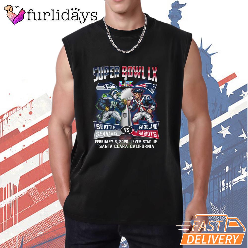 Seattle Seahawks Super Bowl LX Game Day Graphic T-Shirt Seattle Seahawks Super Bowl LX Game Day Graphic T-Shirt