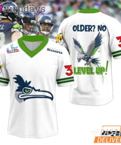 Seattle Seahawks Super Bowl LX Pokemon 30th Anniversary Football Jersey