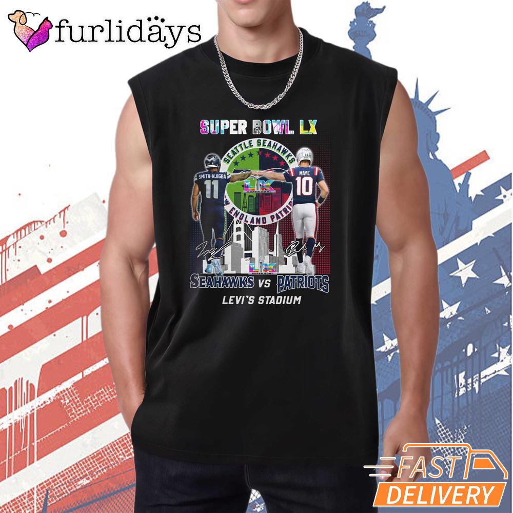 Seattle Seahawks Super Bowl LX Stadium Game Day T-Shirt Seattle Seahawks Super Bowl LX Stadium Game Day T-Shirt