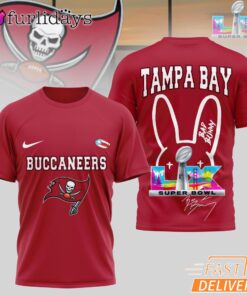 Tampa Bay Buccaneers Bad Bunny Signature Super Bowl 2026 T-Shirt