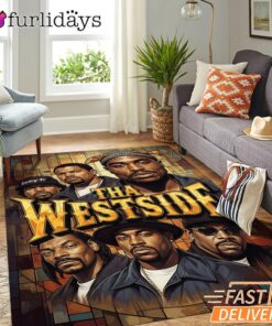 Tha Westside Legends Color Rectangle Rug