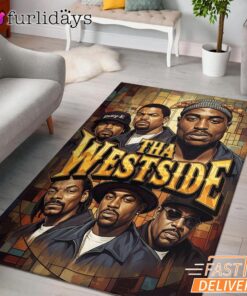 Tha Westside Legends Color Rectangle Rug