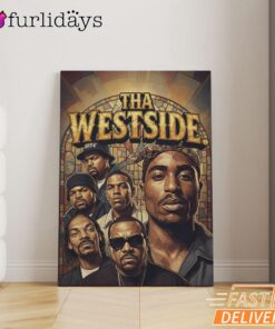 Tha Westside Legends Dark Canvas, Rap Lengends Poster
