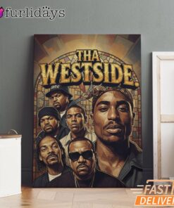 Tha Westside Legends Dark Canvas, Rap Lengends Poster