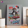 Thug City Lowrider Vintage Canvas, Rap Lengends Poster