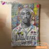 Tupac All Eyes On Me Color Blanket