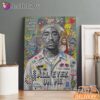 Tupac All Eyes On Me Color Canvas, Rap Lengends Poster